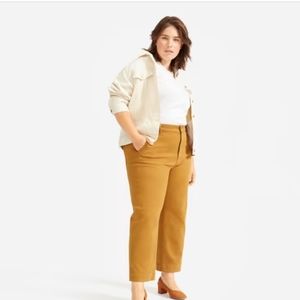 Everlane straight crop pants